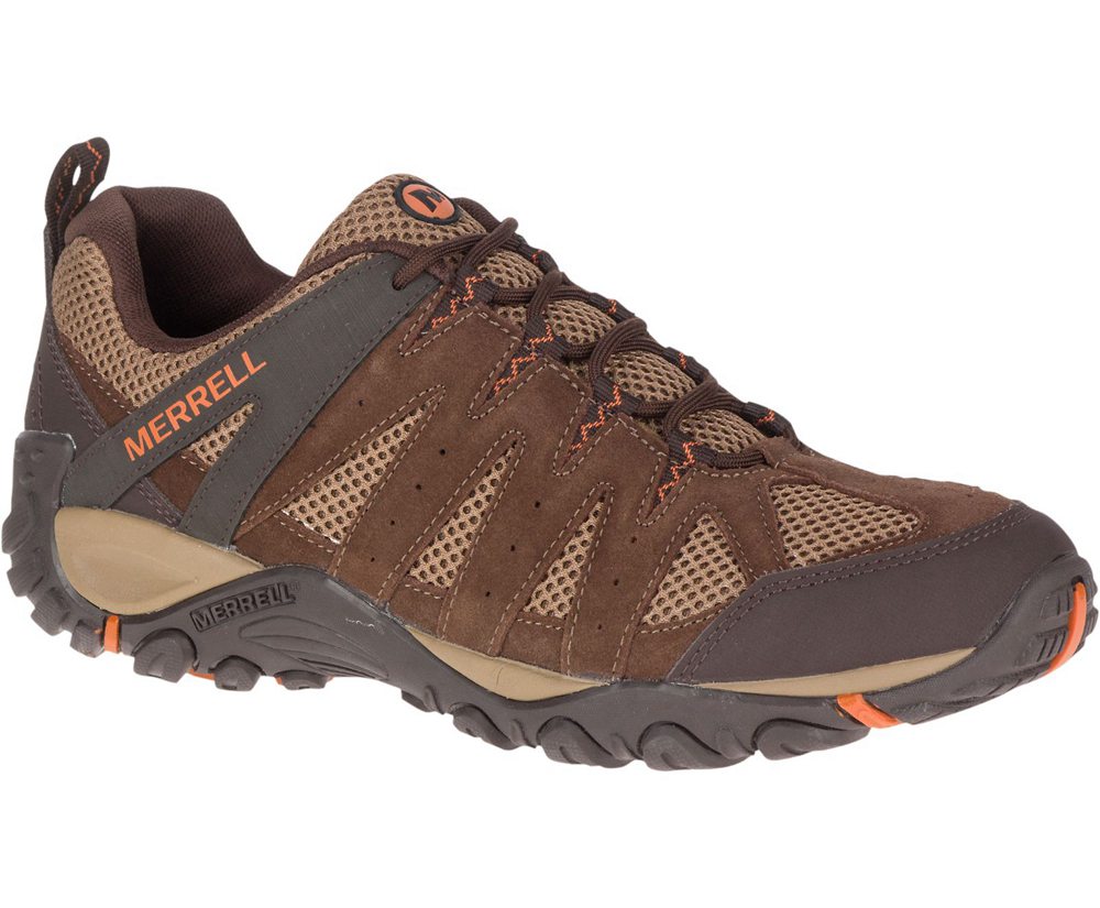 Buty Trekkingowe Merrell Męskie Brązowe - Accentor 2 Ventilator - 640829-YUW